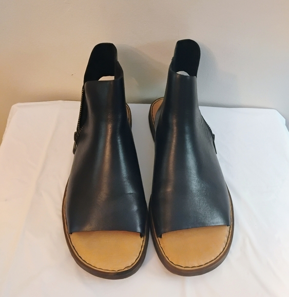 Black Leather BØRN Women Shoes - Picture 2 of 3